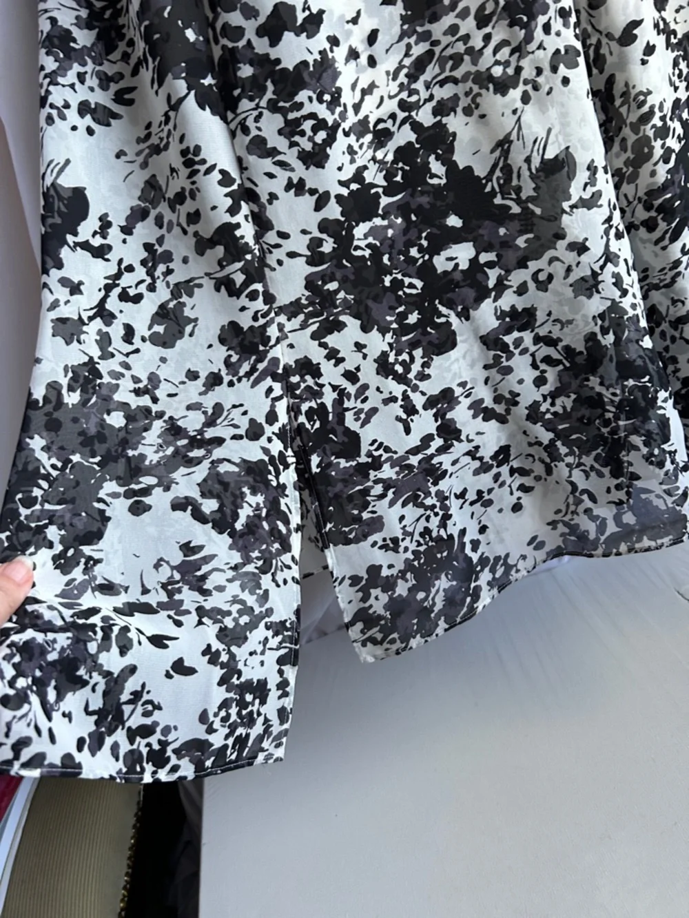 White House Black Market Chifon Halter Floral-Print Midi Dress - Picture 8 of 15